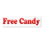 Free Candy bumper stickers