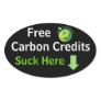 Free Carbon Credits tailpipe sticker