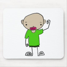 Free Characters by Jaidee Family Mouse Pad