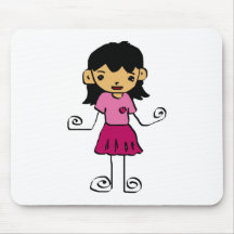 Free Characters by Jaidee Family Mouse Pads