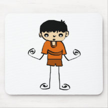 Free Characters by Jaidee Mousepad