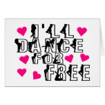 Free Dance cards