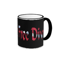 FREE DIVE-Dive for Divers Diving Mugs