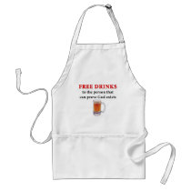 Free Drinks Apron