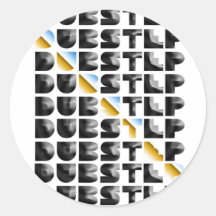 free Dubstep sound artists allstars Round Sticker