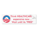 Free HEALTHCARE bumper stickers