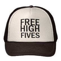 Free High Fives Mesh Hats