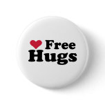 Free Hugs Pinback Button