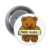 Free Hugs button