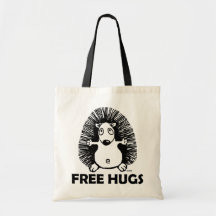 Free hugs canvas bags