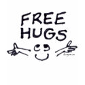 Free Hugs Cute Cartoon T Shirt