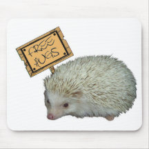Free Hugs Hedgehog Mousepad