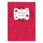Free Hugs Inside Greeting Cards