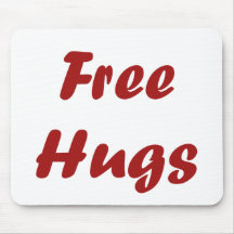 Free Hugs Mouse Mats