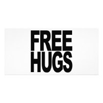 Free Hugs Custom Photo Card