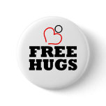 Free Hugs Pinback Button