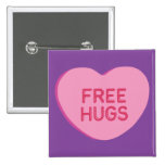 Free Hugs Pinback Buttons