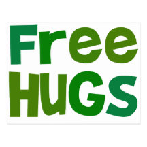 Free Hugs Post Card