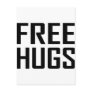 free hugs postcards
