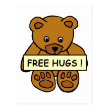Free Hugs postcard