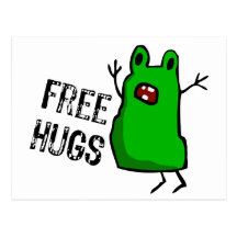 Free Hugs Postcard