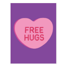 Free Hugs Postcards