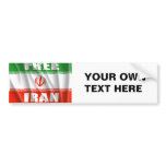 FREE IRAN FLAG BUMPER STICKERS