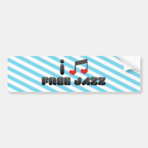 Free Jazz fan Bumper Stickers