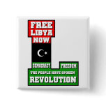 Free Libya Now Pin