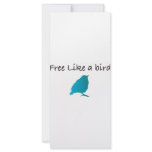Free like a bird rack cards