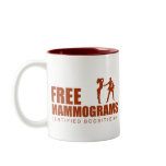 Free Mammogram Certified Boobitician mugs
