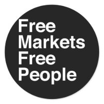Free Markets Free People Sticker