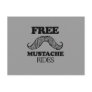 FREE MUSTACHE RIDES POST CARDS