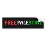 FREE PALESTINE Bumper Sticker bumper stickers
