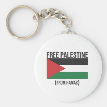 Free Palestine from Hamas Keychains