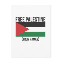 Free Palestine from Hamas Postcard