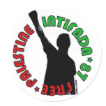 Free Palestine Intifada stickers