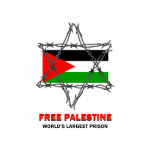 FREE PALESTINE: World's Largest Prison t-shirts