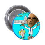 Free Patty from Strings Pinback Button