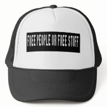 Free People or Free Stuff Stencil Mesh Hat