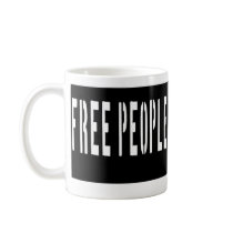 Free People or Free Stuff Stencil Mug