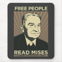 Free people Read Mises Mouse Pad