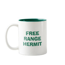 Free Range Hermit Coffee Mugs