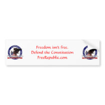 free_republic_logo, free_republic_logo,        ... bumper sticker