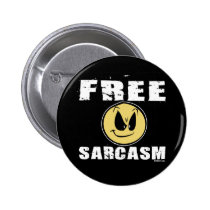 Free Sarcasm Button buttons
