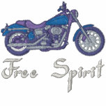 Free Spirit Biker Embroidered Shirt