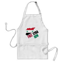 Free Syria Now Aprons
