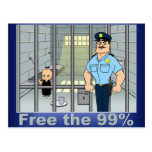 Free the 99% postcards