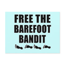 Free the Barefoot Bandit Tshirts Postcards