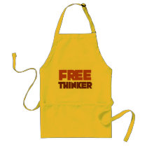 Free Thinker using Logic and Reason Apron